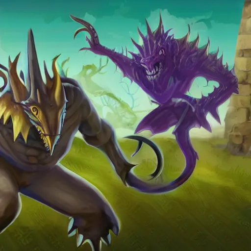 Prompt: new monster in Runescape by Jagex, award-winning art