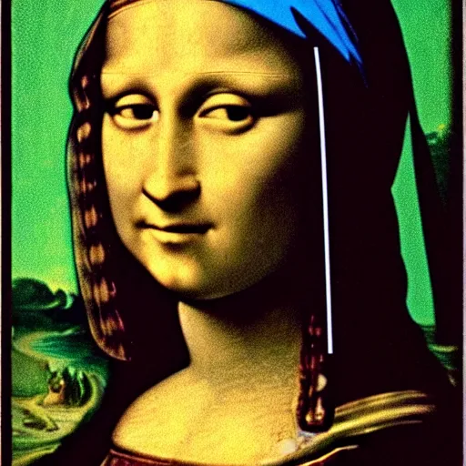 Image similar to mona lisa monalisa with the pearl earring