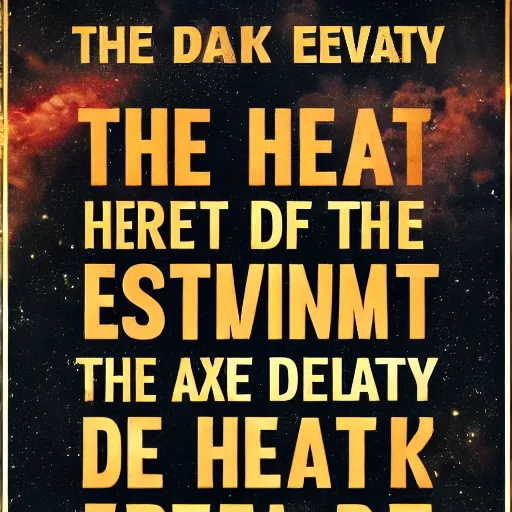 Prompt: the heat death of the universe, somber, dark