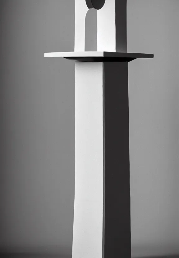Prompt: a historical archive of fountain ( fontaine ) readymade by marcel duchamp, archival pigment print, 1 9 2 0, conceptual art, white, grey, gray, underexposed grey, hues of subtle grey, ready - made, studio shoot, studio lighting