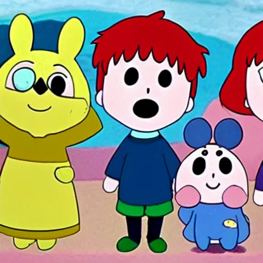 Image similar to blues clues in ponyo anime