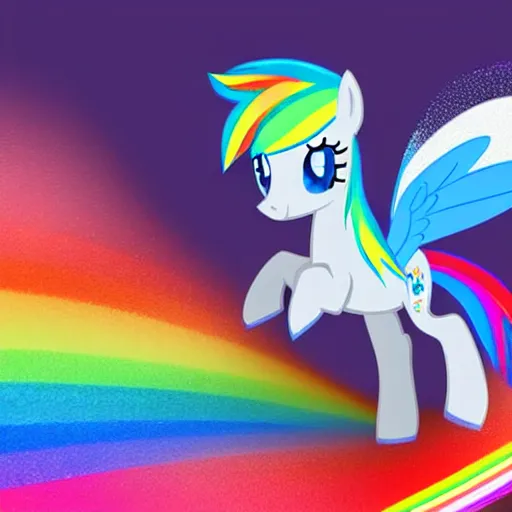 My Little Pony Rainbow Dash Horse Drawing, horse, horse, blue
