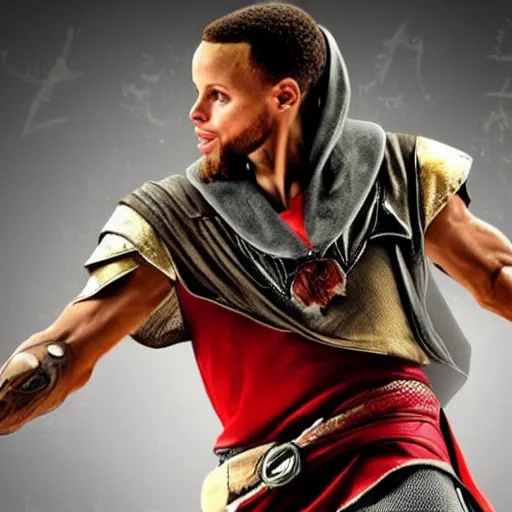 Image similar to stephen curry as ezio auditore