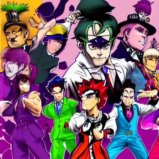 Image similar to jojo bizzare adventure