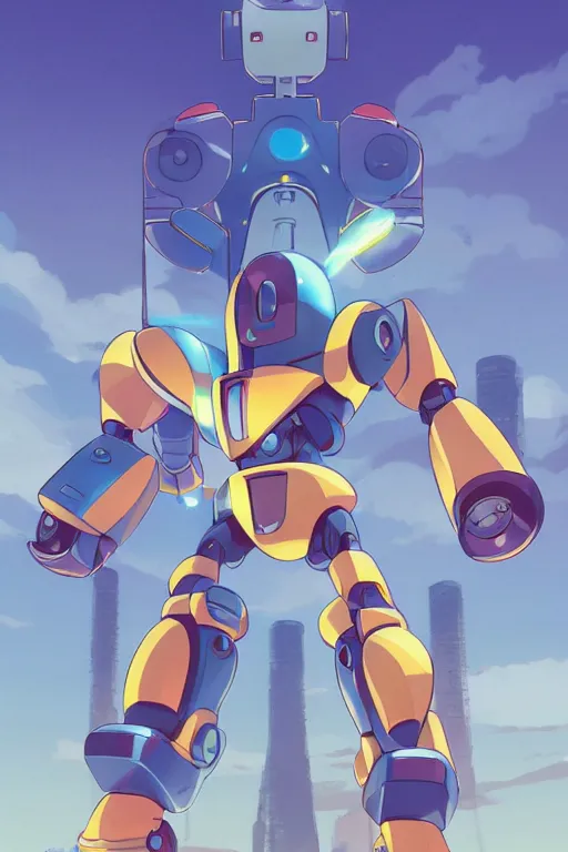 Image similar to metabots medabots medarotto medarot robot minimalist comics, behance hd by jesper ejsing, by rhads, makoto shinkai and lois van baarle, ilya kuvshinov, rossdraws global illumination ray tracing hdr radiating a glowing aura