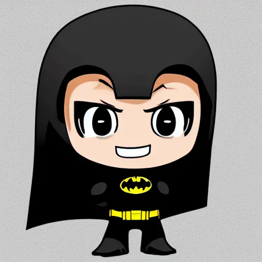 Image similar to A ultra detailed render of a chibi style Batman, adorable, cute, Portrait Lighting, trending on ArtStation, Zbrush,