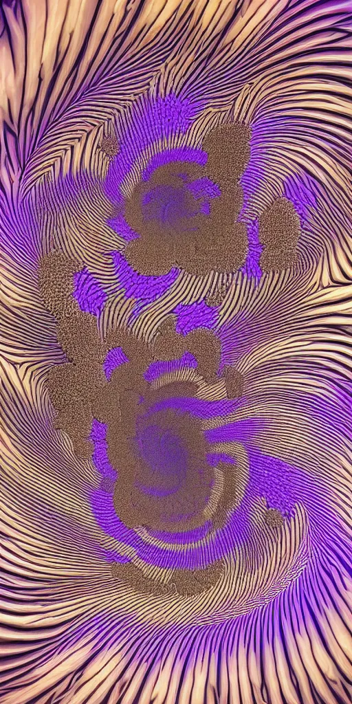 Image similar to highly detailed generative art glitch of a sonic fibonacci mandelbulb fractal in muted colors