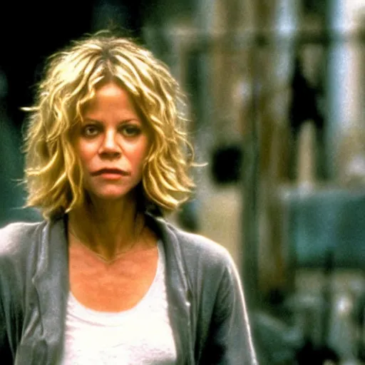 Image similar to meg ryan is the one in the matrix movie