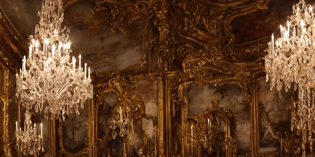 Prompt: highly detailed close-up photo of a long hair princess walking in a baroque dreamy room full of renaissance furniture, cinematic lighting, intricate, 4k resolution, elegant