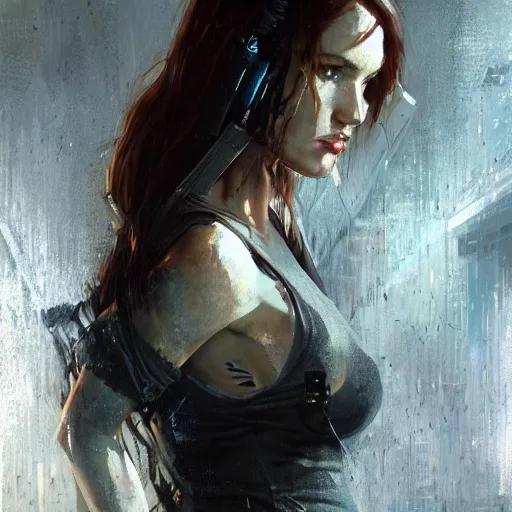 Image similar to bella thorne and megan fox, hyperrealistic full figure, bladerunner street, art of elysium by jeremy mann and frank frazetta, fantasy art, photo realistic, dynamic lighting, artstation, full figure poster, volumetric lighting, very detailed face, 4 k, award winning