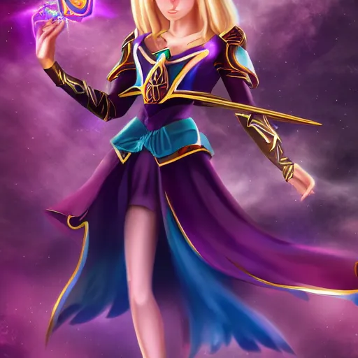 Image similar to beautiful dark magician girl, full body, mystical, ultra detailed, 4k