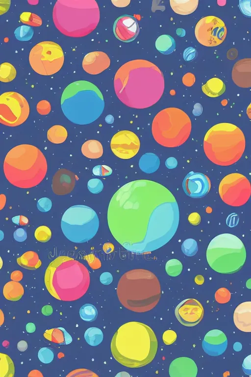 Image similar to Pug as a planet, sticker, colorful, illustration, highly detailed, simple, smooth and clean vector curves, no jagged lines, vector art, smooth