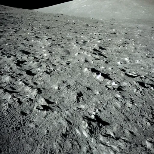 Image similar to a photography of a green soccer pitch on the moon, extreme long shot