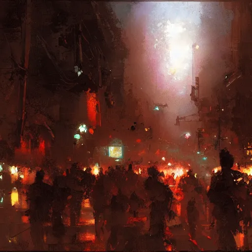 Prompt: midnight madness, craig mullins