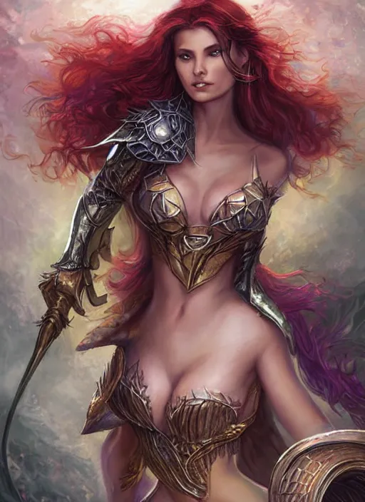Prompt: female siren, ultra detailed fantasy, dndbeyond, bright, colourful, realistic, dnd character portrait, full body, pathfinder, pinterest, art by ralph horsley, dnd, rpg, lotr game design fanart by concept art, behance hd, artstation, deviantart, hdr render in unreal engine 5