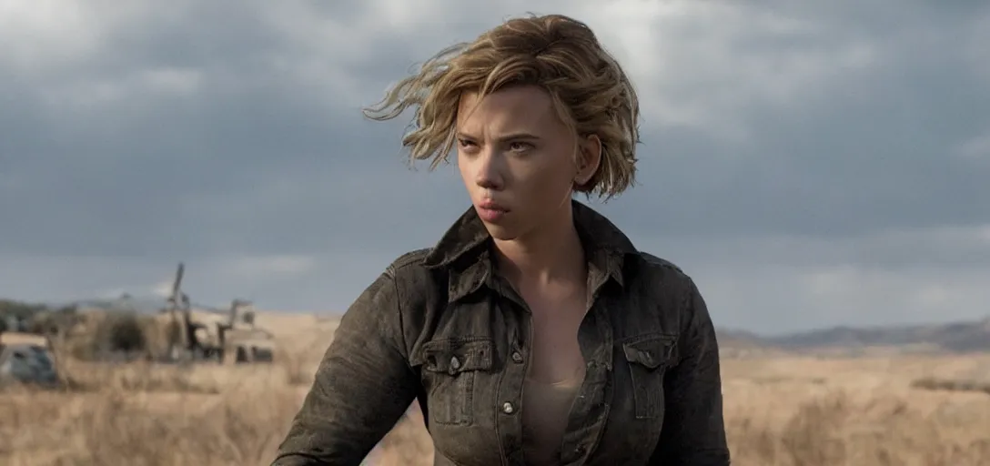 Image similar to scarlett johansson as logan in the movie logan ( 2 0 1 7 )