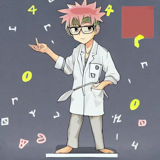 Image similar to tyler, the anime scientist - t