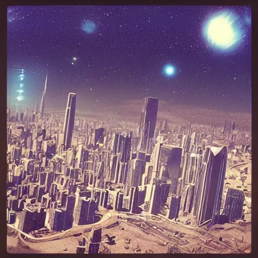 Image similar to “city in space”