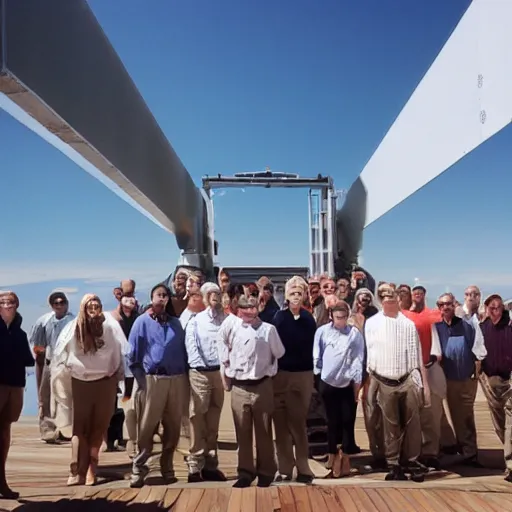 Prompt: photograph of a ship full of math professors, wide shot, sunny day, soft focus