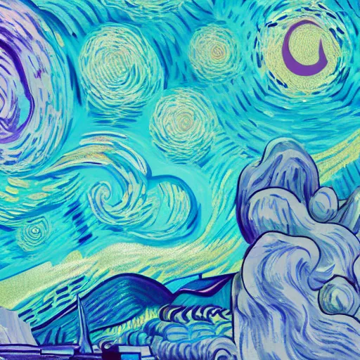 Image similar to a vaporwave landing page template trending on dribbble intricate design by vincent van gogh 4 k detailed