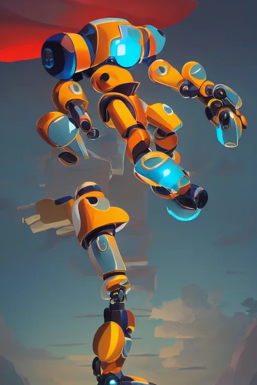 Image similar to metabots medabots medarotto medarot robot minimalist comics, behance hd by jesper ejsing, by rhads, makoto shinkai and lois van baarle, ilya kuvshinov, rossdraws global illumination ray tracing hdr radiating a glowing aura