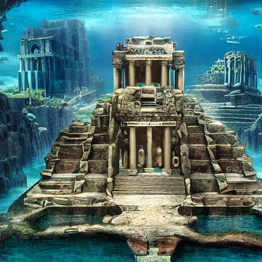 Prompt: lost city of atlantis