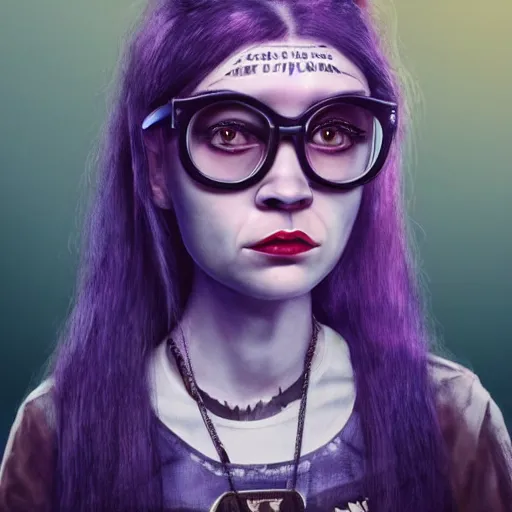 Prompt: Grimes as a minion, hyper realistic, very detailed