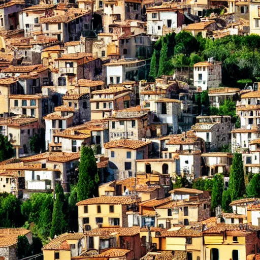 Prompt: photo of a laputa flying city, phalanster, comune houses, telephoto