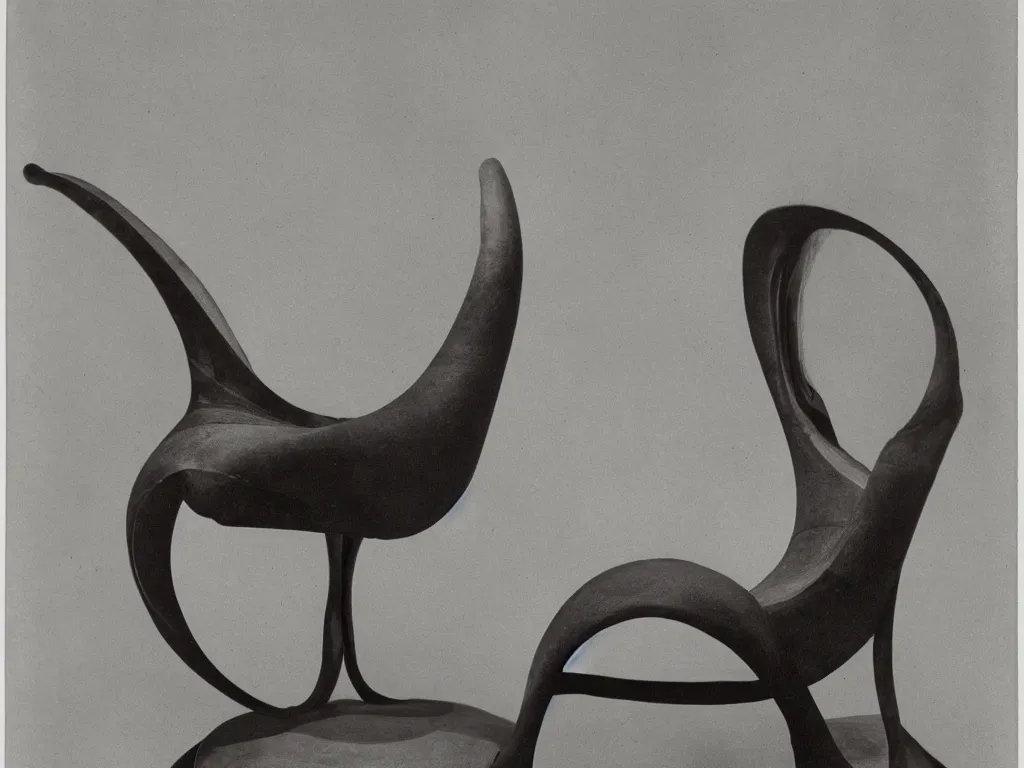 Image similar to snail chair. karl blossfeldt