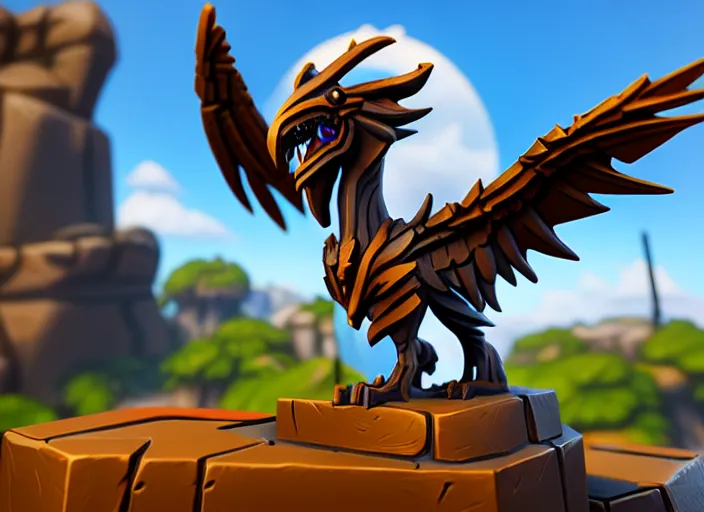 Prompt: griffin, stylized stl fantasy miniature, 3 d render, activision blizzard style, hearthstone style