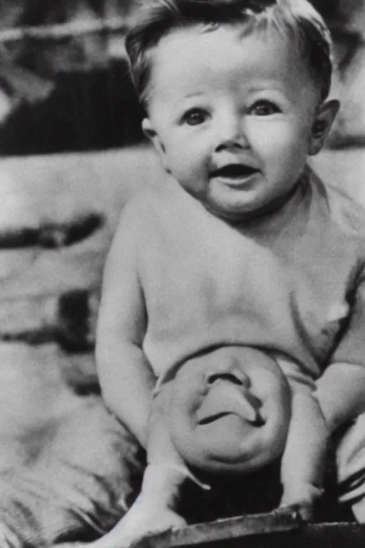 Image similar to mickey rooney as a baby