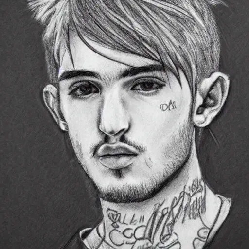 Buy Lil Peep Drawing Online In India  Etsy India