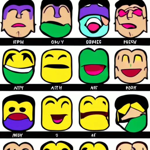 Prompt: over expressive emoji