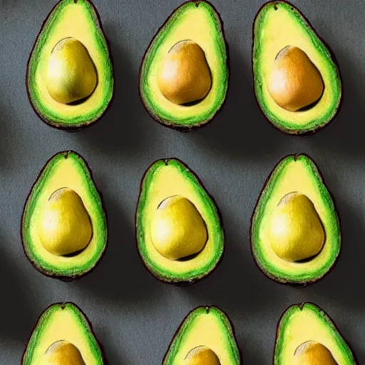 Image similar to a bunch of avocados disguised as tom hanks