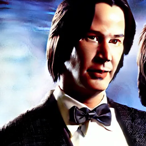 Image similar to Keanu reeves In Back to the future 4K detailed super realistic