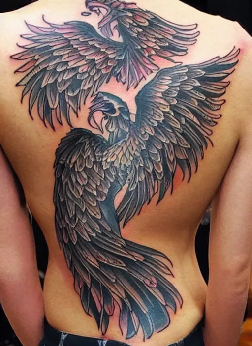 Phoenix Tattoo Stock Photos, Images and Backgrounds for Free Download