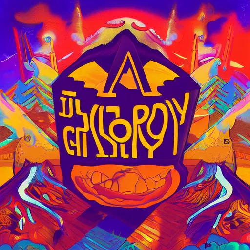 Prompt: a replica of the Glory Sound Prep album cover artwork, digital painting, super detailed