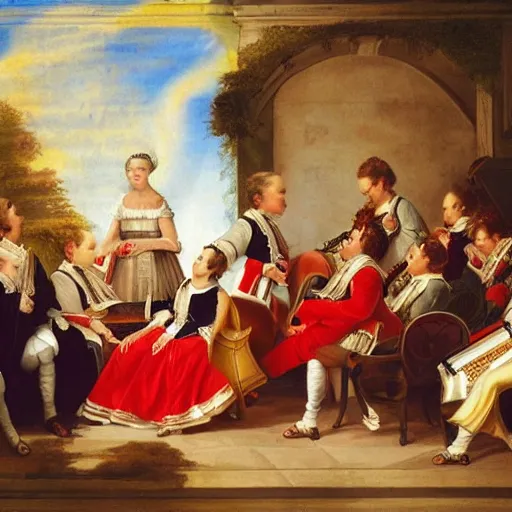 Image similar to heavenly music written by mozart