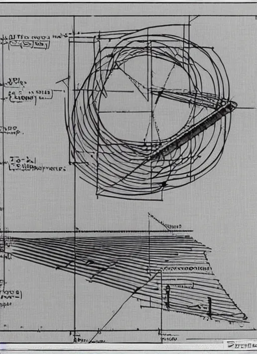 Image similar to working diagrams for a simple operational perpetual motion machine