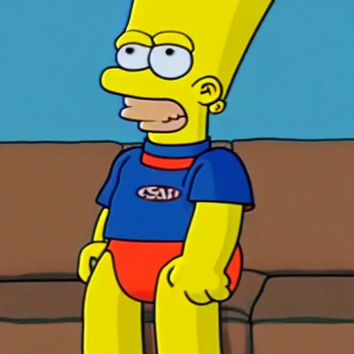 Image similar to bart simpson in breaking bad