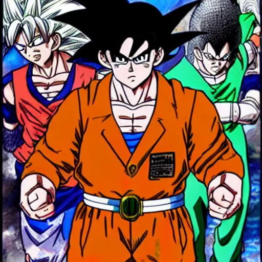 a character design of the anime dragon ball z by akira, Stable Diffusion