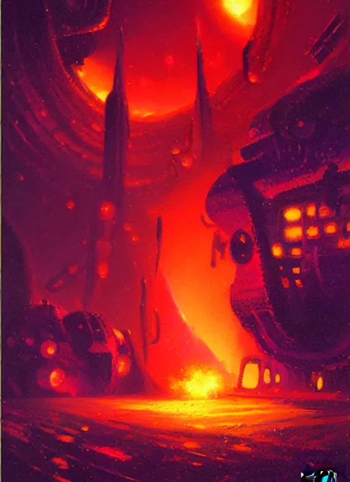 Prompt: fire by paul lehr