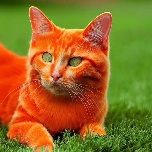 Prompt: orange cat photo