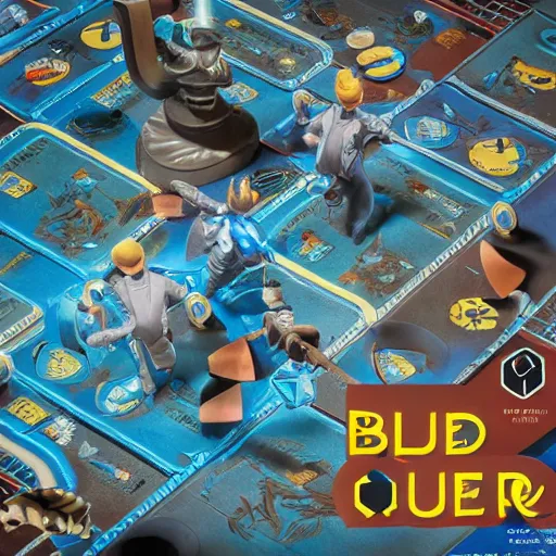 Image similar to the blue brothers movie, board game, octane render, comic book, isometric, 8 k