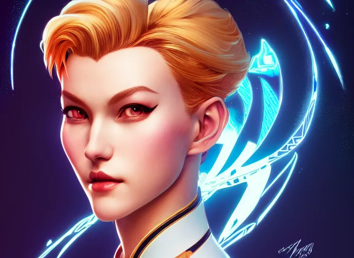 Image similar to symmetry!! portrait of sailor uranus! alien in the style of horizon zero dawn, machine face, intricate, elegant, highly detailed, digital painting, artstation, concept art, smooth, sharp focus, illustration, art by artgerm and ross tran and greg rutkowski and alphonse mucha, 8 k