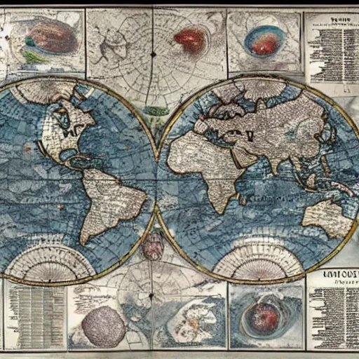 Prompt: realistic map of the universe