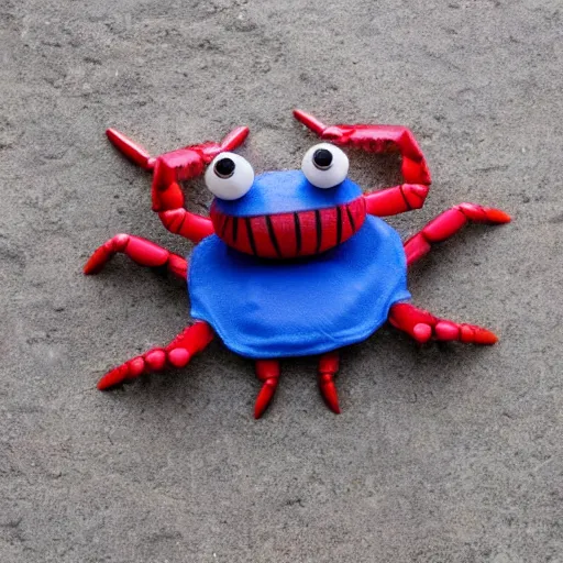 Prompt: prank crab to scare your girlfriend with