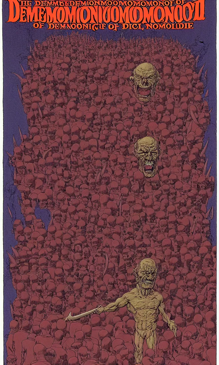 Image similar to the demonology of modern politics, by jean giraud