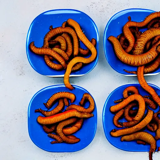 Image similar to fried earthworms