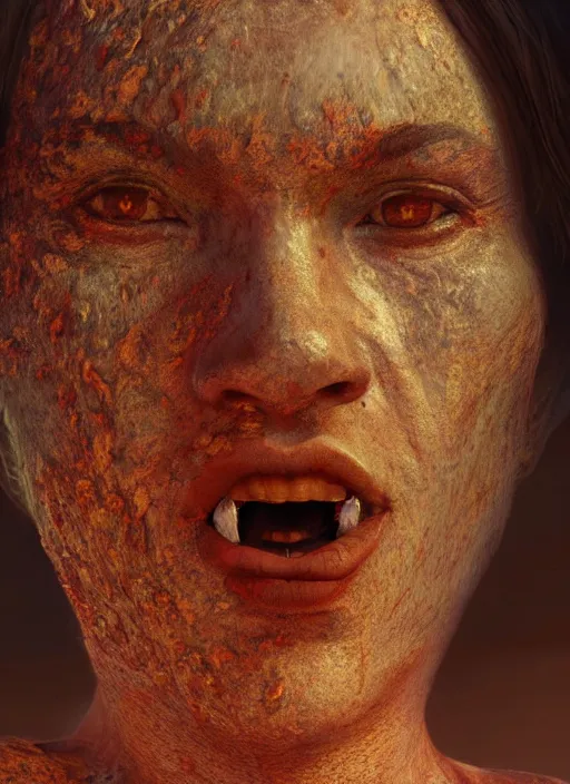 Prompt: heatwave portrait of the living earth with human face eating the mars alive on space, au naturel, hyper detailed, digital art, trending in artstation, cinematic lighting, studio quality, smooth render, unreal engine 5 rendered, octane rendered, art style by klimt and nixeu and ian sprigger and wlop and krenz cushart.